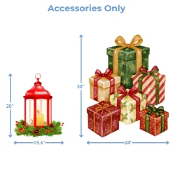 Cozy Christmas Foam Core Backdrop Kit by PopScene™