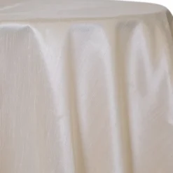 Cream - Shantung Satin “Capri” Tablecloth - Many Size Options