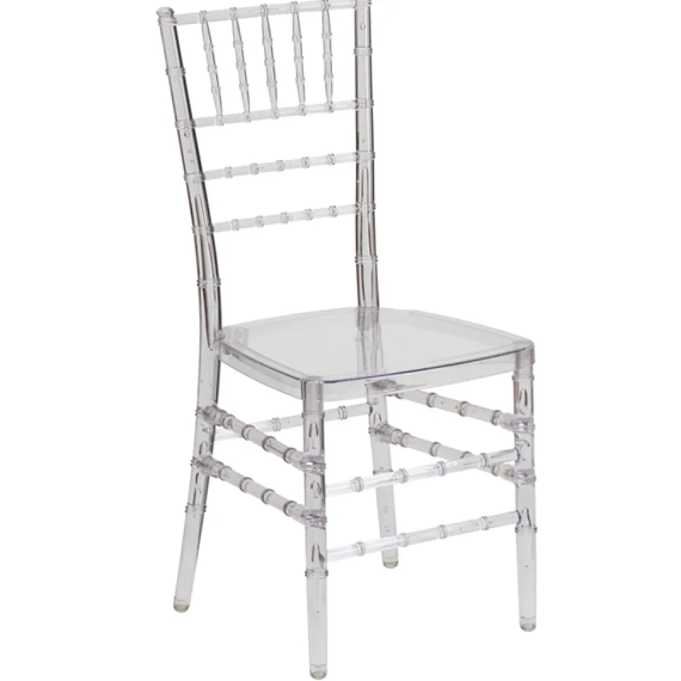 Crystal EnvyChair™ Elegant Resin Chiavari Chair - Ice