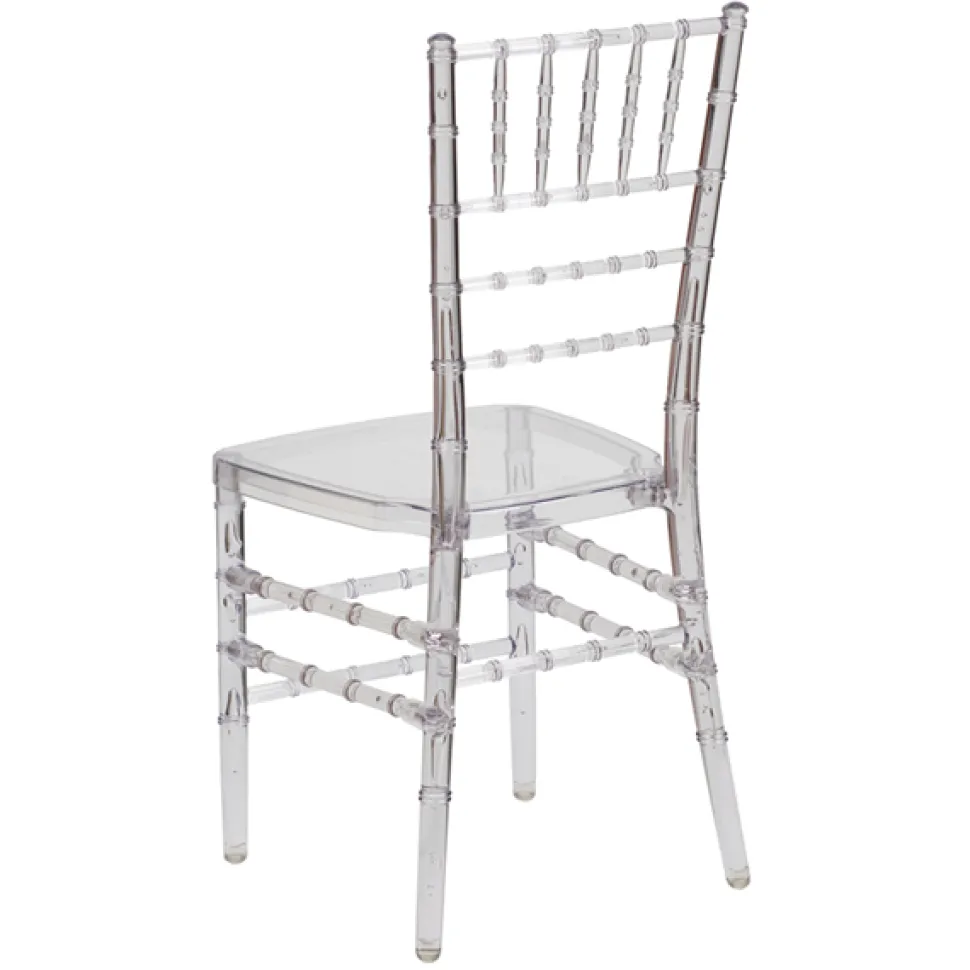Crystal EnvyChair™ Elegant Resin Chiavari Chair - Ice