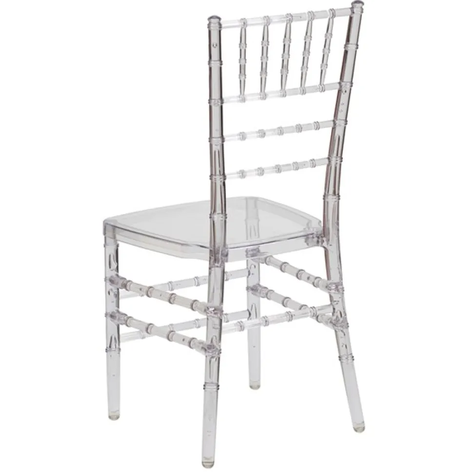 Crystal EnvyChair™ Elegant Resin Chiavari Chair - Ice