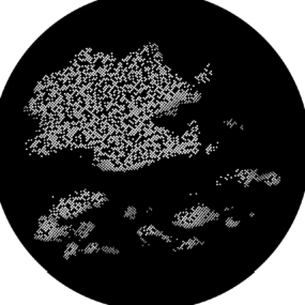 Cumulo Nimbus 1 - Stock Gobo for Gobo Light Projectors - Choose your size!