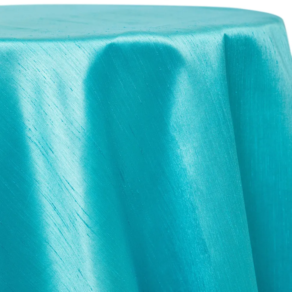 Curacao - Shantung Satin “Capri” Tablecloth - Many Size Options