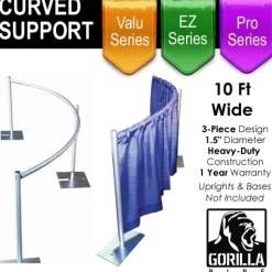 Curved Drape Support (3-Piece Set)