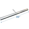 Dance Floor Wrap Pro Aluminum Felt Applicator Squeegee - 38"