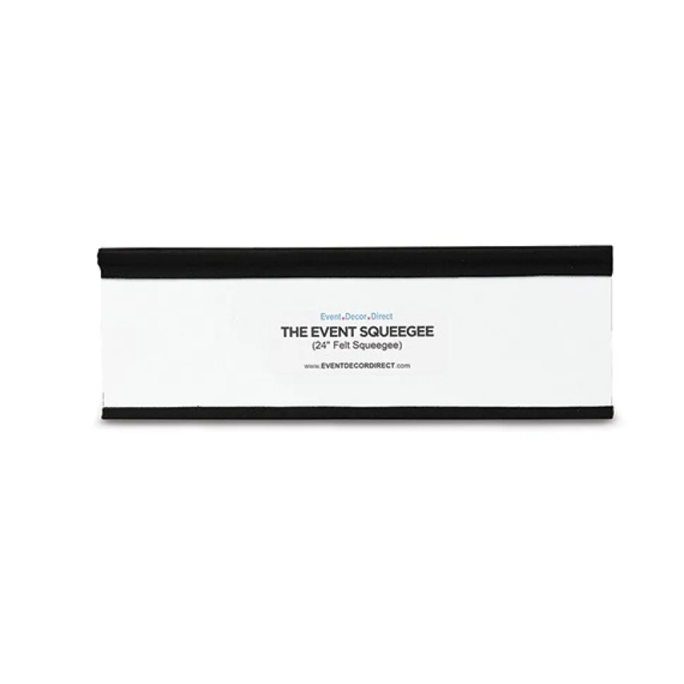 Dance Floor Wrap PVC Felt Applicator Squeegee - 24"
