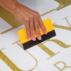 Dance Floor Wrap PVC Felt Applicator Squeegee - 6"