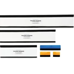 Dance Floor Wrap PVC Felt Applicator Squeegee - 6 Piece Complete Kit