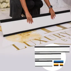 Dance Floor Wrap PVC Felt Applicator Squeegee - 6 Piece Complete Kit