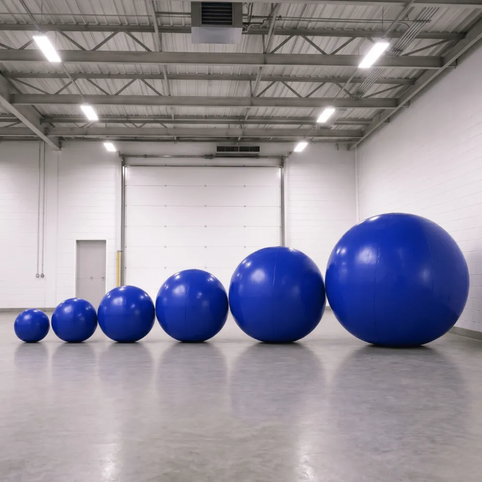 Dark Blue Giant Inflatable Modern Ball Sphere – Maxorb™ Event Decor – Commercial Installation Sizes
