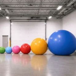 Dark Green Giant Inflatable Modern Ball Sphere – Maxorb™ Event Decor – Commercial Installation Sizes
