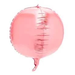 Decostar™ 16" 4D Sphere Mylar Balloon 24pc/bag - Pink