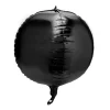 Decostar™ 8" 4D Sphere Mylar Balloon 24pc/bag - Black