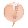 Decostar™ 24" 4D Sphere Mylar Balloon 24pc/bag - Rose Gold
