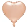 Decostar™ 18" Heart Mylar Balloon 24pc/bag - Rose Gold