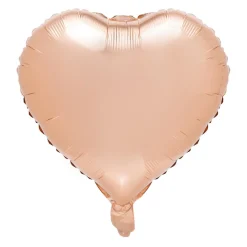 Decostar™ 18" Heart Mylar Balloon 24pc/bag - Rose Gold