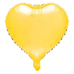 Decostar™ 18" Heart Mylar Balloon 24pc/bag - Gold
