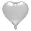 Decostar™ 18" Heart Mylar Balloon 24pc/bag - Silver