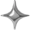 Decostar™ 23" Quadrangle Star Mylar Balloon 3pc/bag - Silver