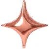 Decostar™ 23" Quadrangle Star Mylar Balloon 3pc/bag - Rose Gold
