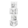 Decostar™ Baby Shower Balloon Box Kit - Silver