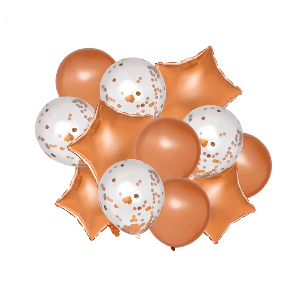 Decostar™ Balloon Bouquet - Rose Gold