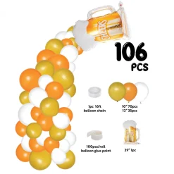Decostar™ Beer Theme Balloon Garland Set 16ft