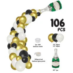 Decostar™ Champagne Balloon Garland Set 16ft
