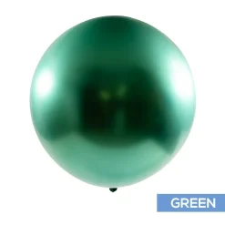 Decostar™ Chrome Latex Balloon 36" 2pc/bag - Green