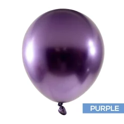 Decostar™ Chrome Latex Balloon 5" 50pc/bag - Purple