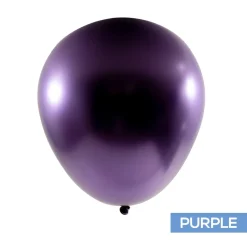 Decostar™ Chrome Latex Balloon 18" 10pc/bag - Purple