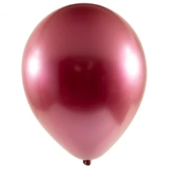 Decostar™ Chrome Latex Balloon 18" 10pc/bag - Red