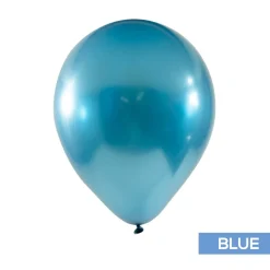 Decostar™ Chrome Latex Balloon 10" 50pc/bag - Blue