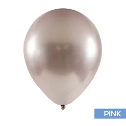Decostar™ Chrome Latex Balloon 10" 50pc/bag - Pink