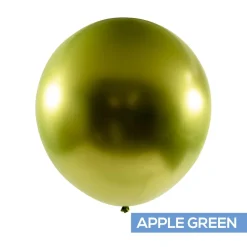 Decostar™ Chrome Latex Balloon 18" 10pc/bag - Apple Green