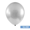 Decostar™ Chrome Latex Balloon 12" 50pc/bag - Silver