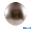Decostar™ Chrome Latex Balloon 36" 2pc/bag - Pink