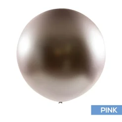 Decostar™ Chrome Latex Balloon 36" 2pc/bag - Pink