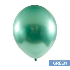 Decostar™ Chrome Latex Balloon 12" 50pc/bag - Green