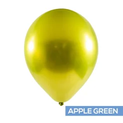 Decostar™ Chrome Latex Balloon 12" 50pc/bag - Apple Green
