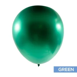 Decostar™ Chrome Latex Balloon 18" 10pc/bag - Green