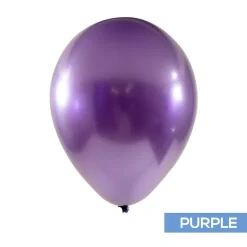 Decostar™ Chrome Latex Balloon 10" 50pc/bag - Purple