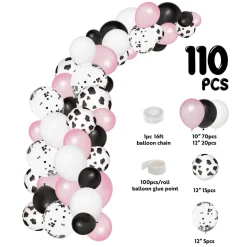Decostar™ Dalmatian Theme Balloon Garland Set 16ft