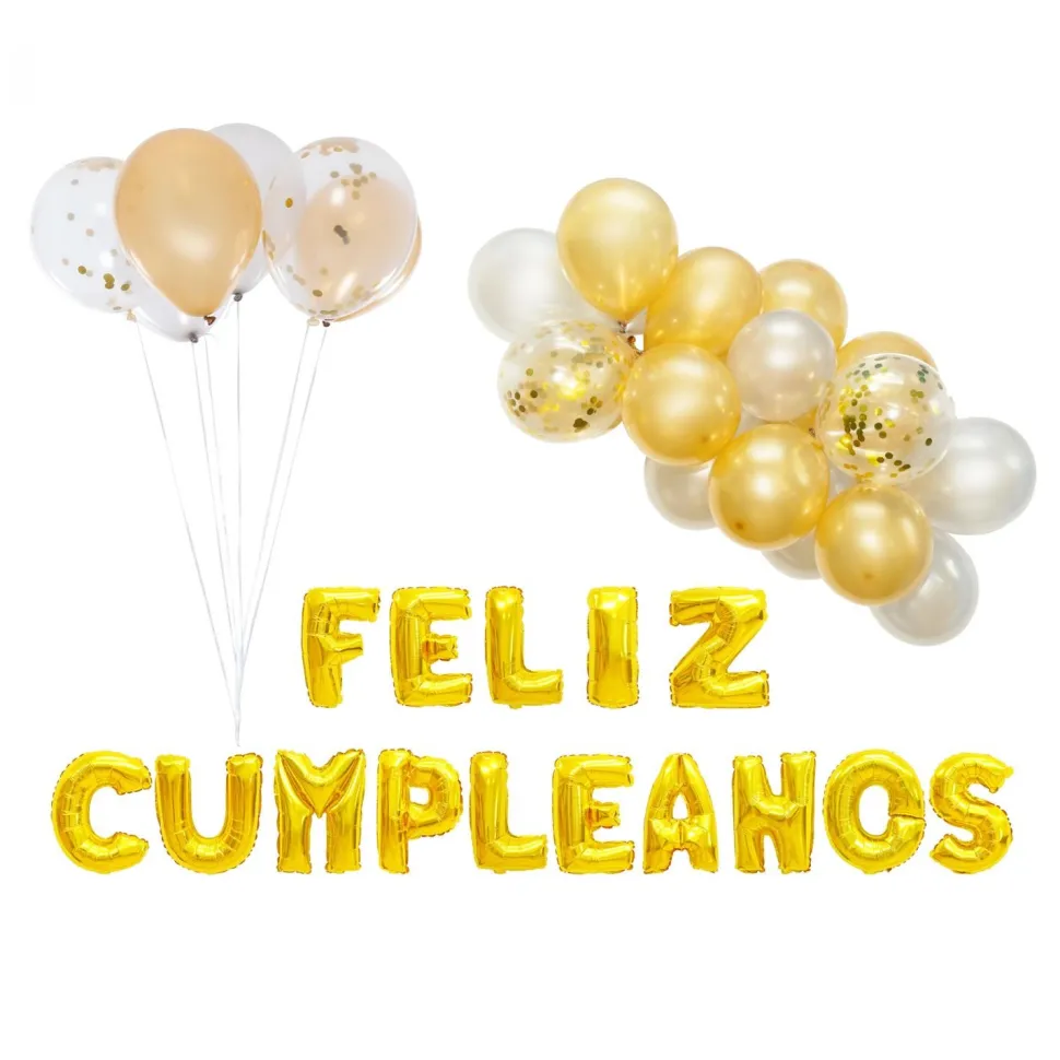 Decostar™ "FELIZ CUMPLEANOS" Balloon Garland Set