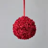 Decostar™ Foam Rose Ball 6½" - 12 Pieces - Red