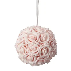 Decostar™ Foam Rose Ball 8" - 12 Pieces - Blush