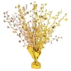 Decostar™ Foil Balloon Weight Centerpiece With Stickers 6oz 12" - Gold