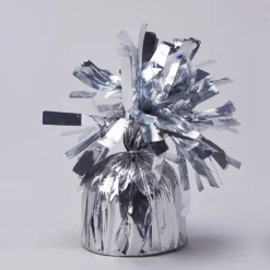 Decostar™ Foil Balloon Weight 6oz - 5" - 12 pieces - Silver