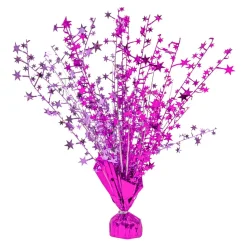 Decostar™ Foil Balloon Weight Centerpiece With Stickers 6oz 12" - Fuchsia