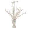 Decostar™ Foil Heart Balloon Weight Centerpiece with Stand 6oz 12" - Iridescent